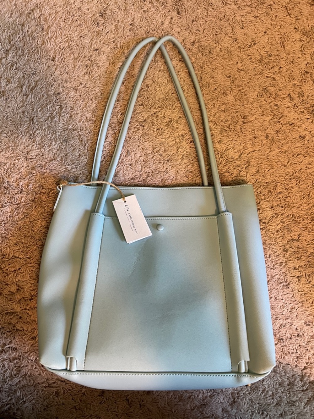 Women’s Tote Bag - Light Blue Shoulder Bag